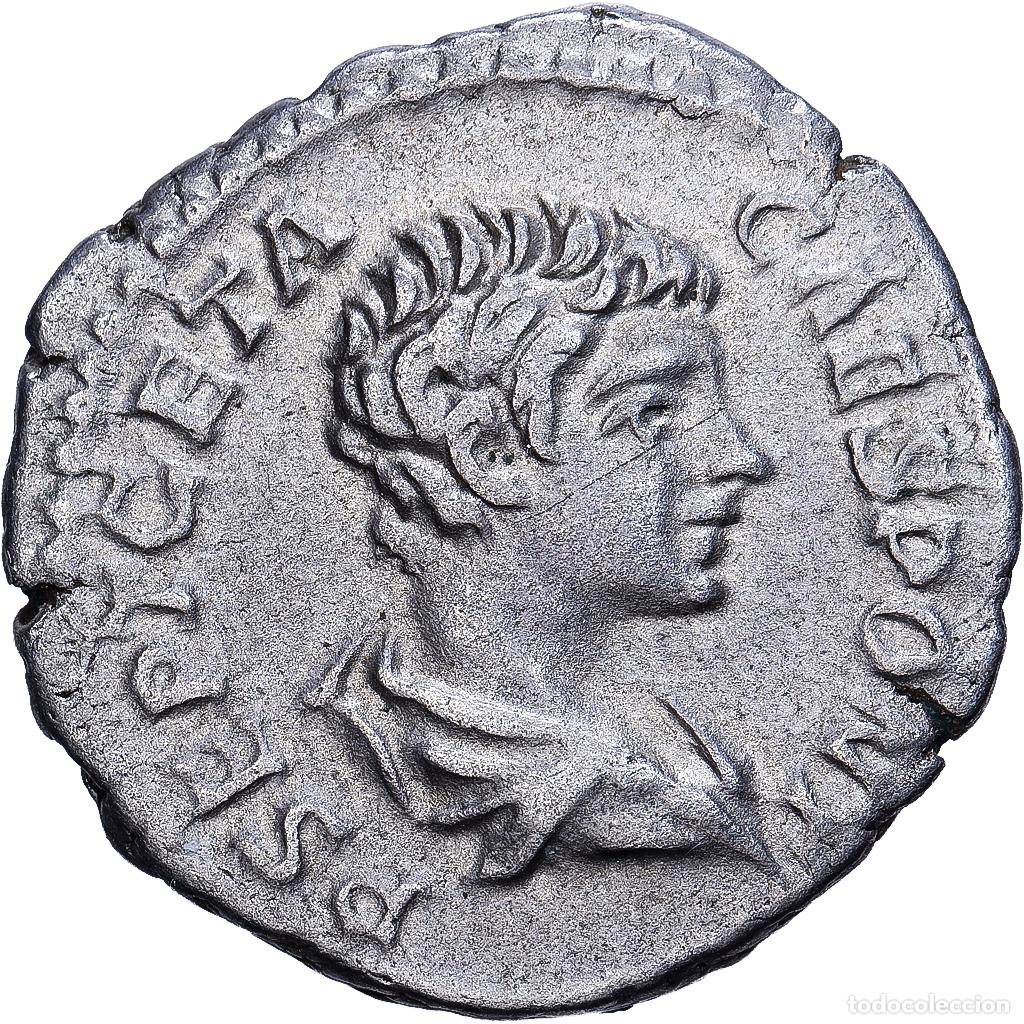 Monedas Imperio Romano: [#1545568] Roman Empire, Geta, Denarius, 200-202, Rome, Plata, MBC, RIC:9a