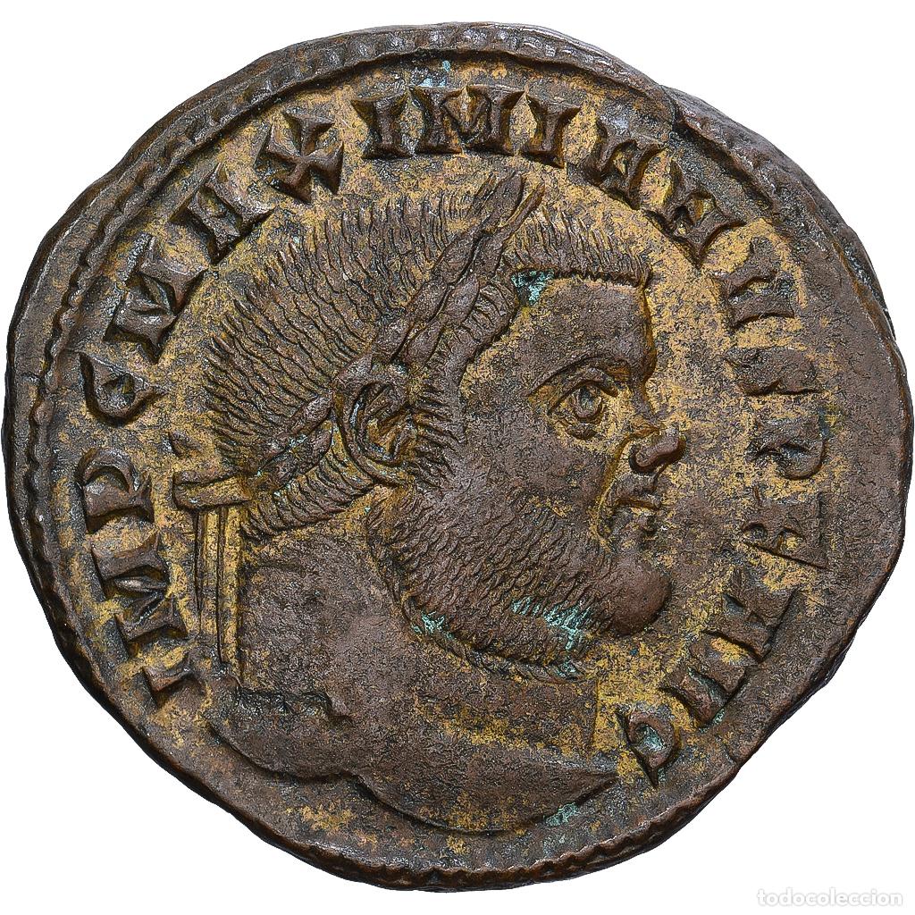 Monedas Imperio Romano: [#1545763] Roman Empire, Maximianus, Follis, 304-305, Ticinum, Bronce, EBC, RIC:47B