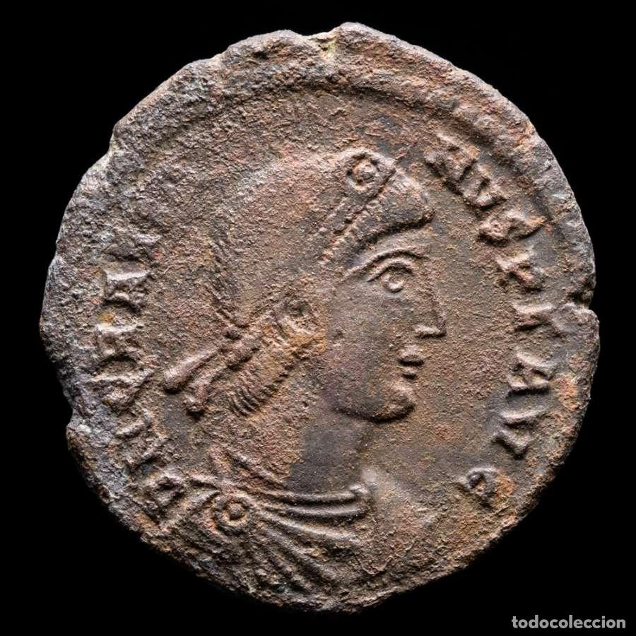Monedas Imperio Romano: Graciano (378-383 d.C.) Maiorina. Arelate. REPARATIO REI PVB (8580)