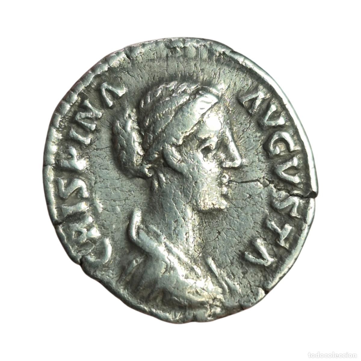 Monedas Imperio Romano: NT/ DENARIO CRISPINA REV. JUNO ESTANTE (A956)