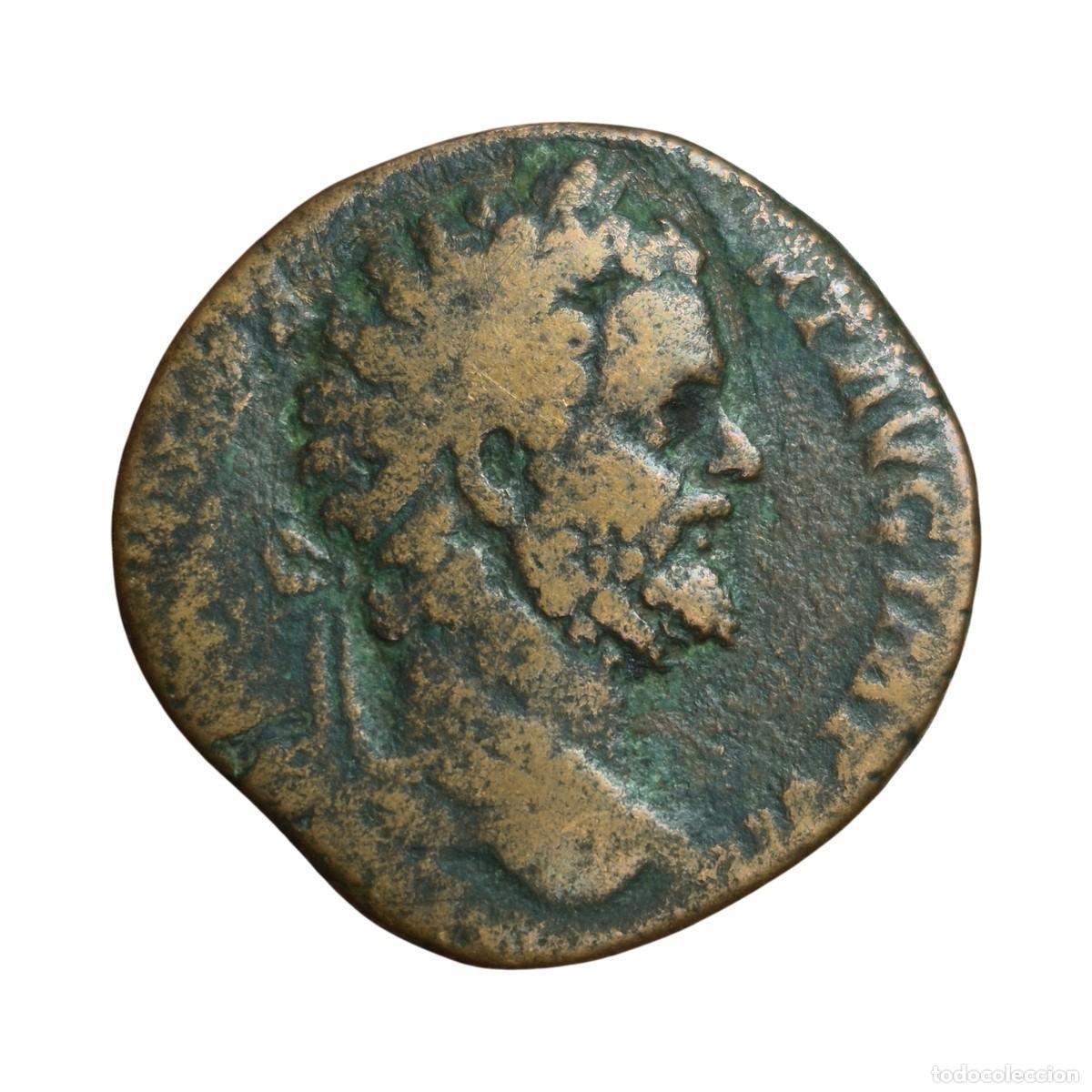 Monedas Imperio Romano: NT/ SESTERCIO SEPTIMIO SEVERO REV. FELICITAS ESTANTE (A1148)