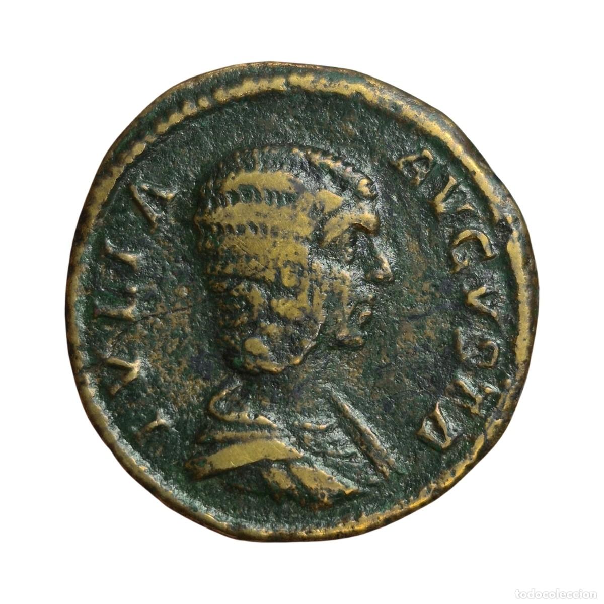 Monedas Imperio Romano: NT/ SESTERCIO JULIA DOMNA REV. JUNO SEDENTE (A1150)