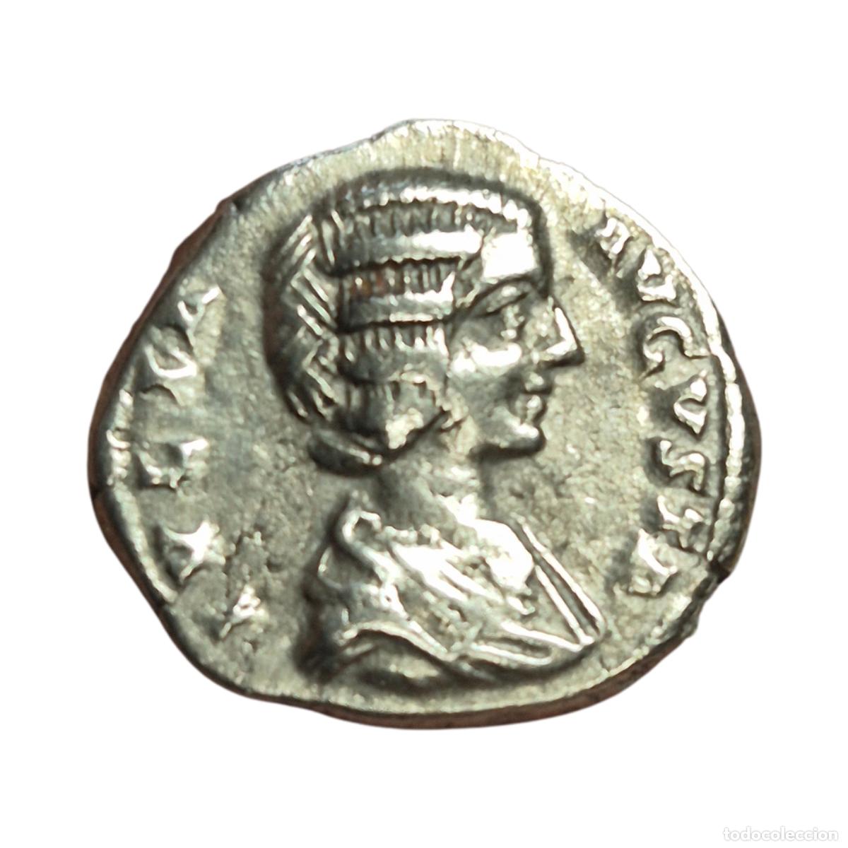 Monedas Imperio Romano: NT/ DENARIO JULIA DOMNA REV. LAETITIA ESTANTE (A958)