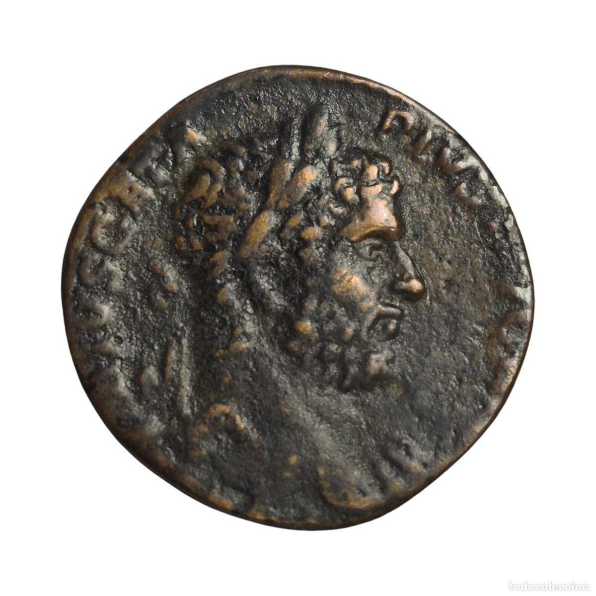Monedas Imperio Romano: NT/ SESTERCIO GETA REV. FELICIDAD SEDENTE (A1151)