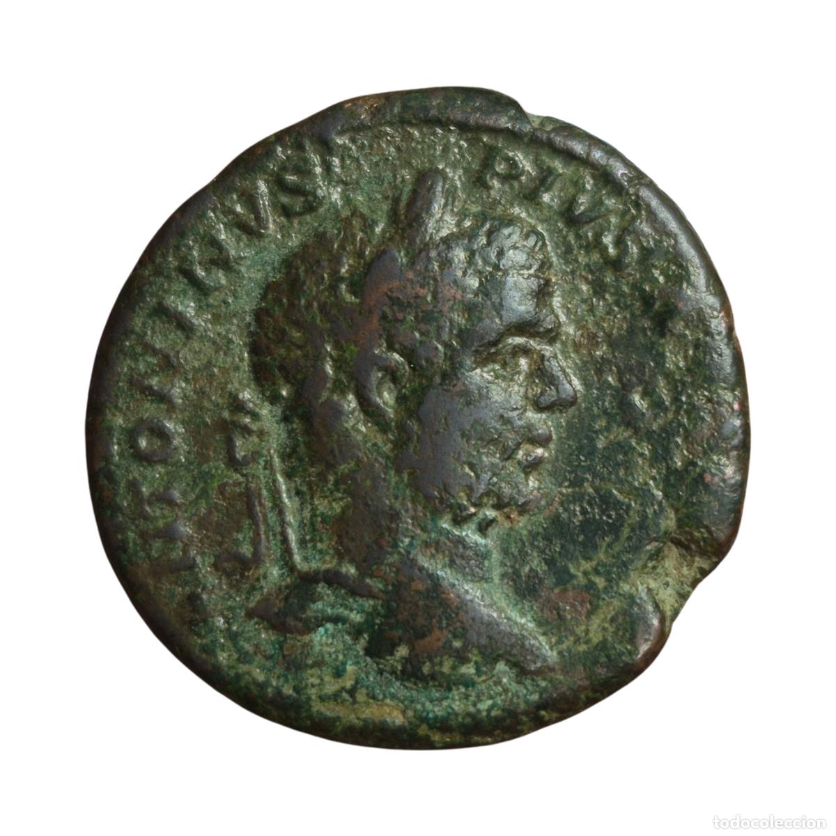 Monedas Imperio Romano: NT/ AS CARACALLA REV. VICTORIA BRITANICA (A1154)