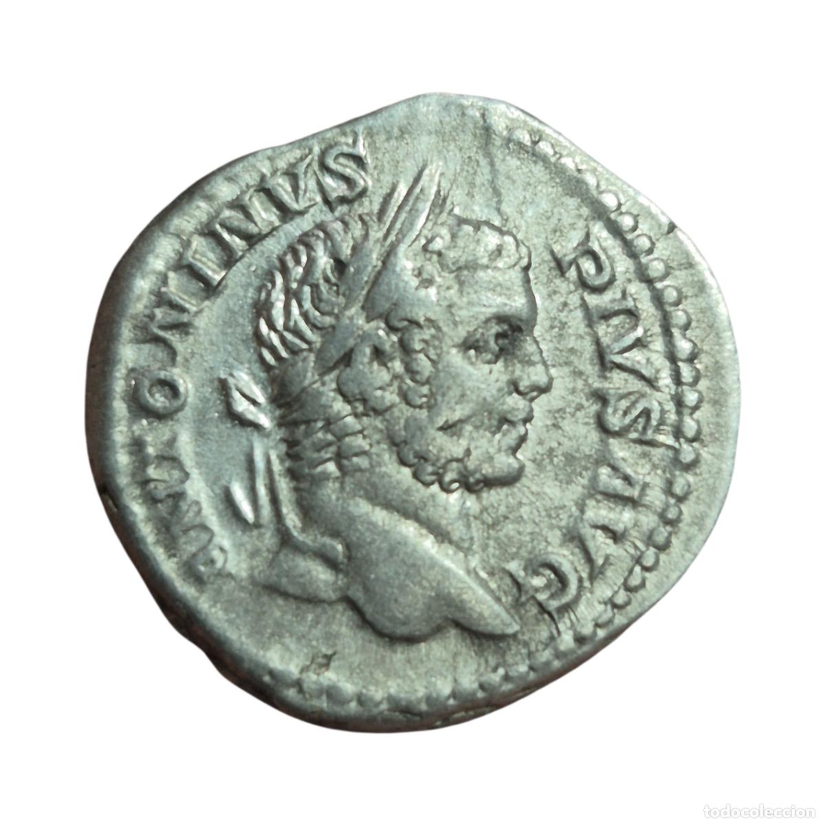 Monedas Imperio Romano: NT/ DENARIO CARACALLA REV. VIRTUS ESTANTE (A1152)