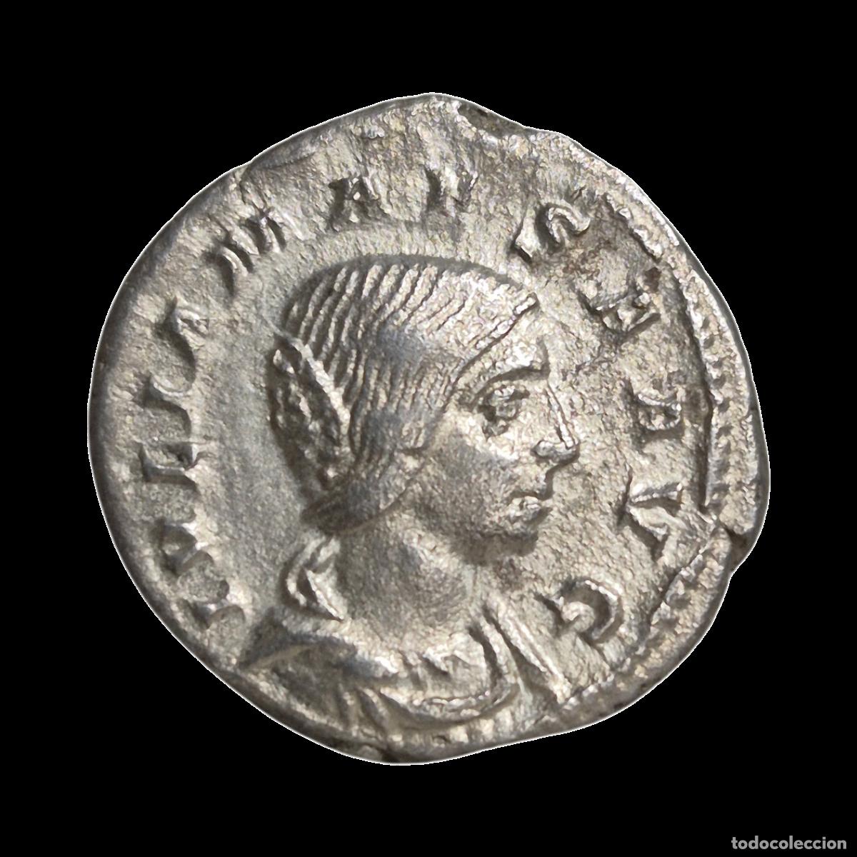 Monedas Imperio Romano: NT/ DENARIO JULIA MAESA REV. PUDICITIA SEDENTE (A962)