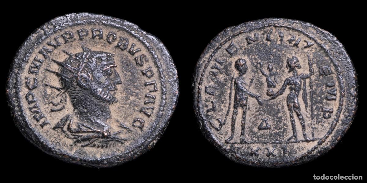 Monedas Imperio Romano: Probus - CLEMENTIA TEMP, Antiochia - 22 mm / 4,88 gr.