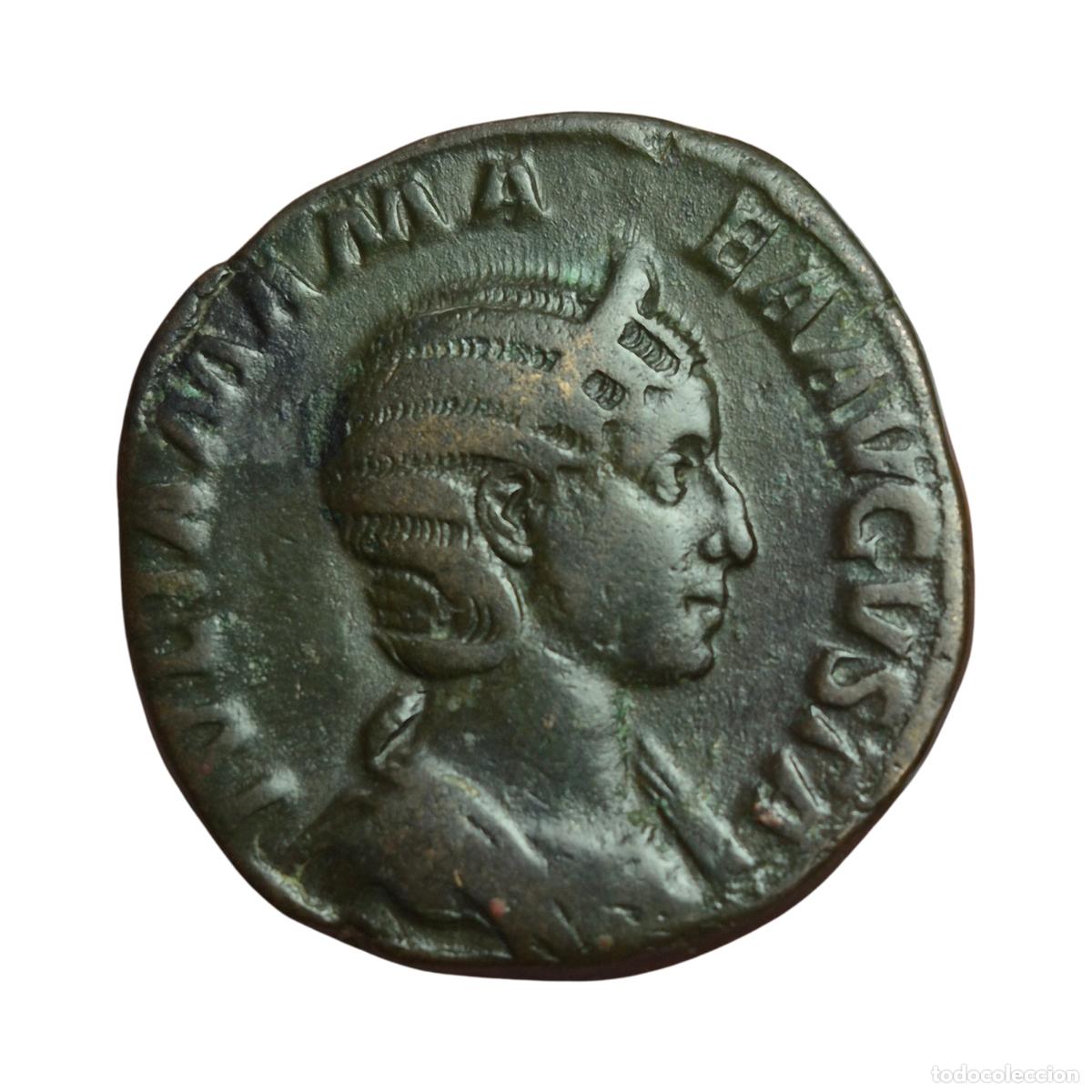 Monedas Imperio Romano: NT/ SESTERCIO JULIA MAMEA REV. FELICITAS SEDENTE (A1156)