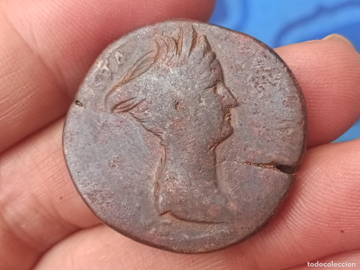 Monedas Imperio Romano: Sestercio romano de Sabina