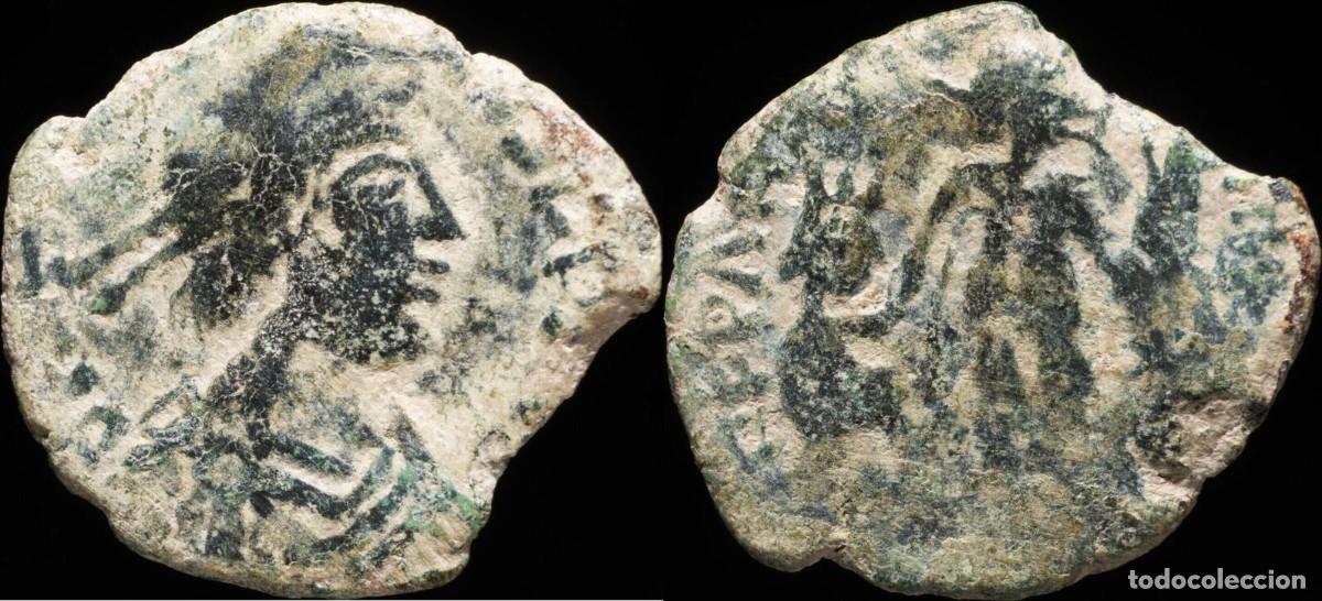 Roman Empire Coins: Teodosio Barbaro - REPARATIO REIPVB - 21 mm / 3.43 gr.