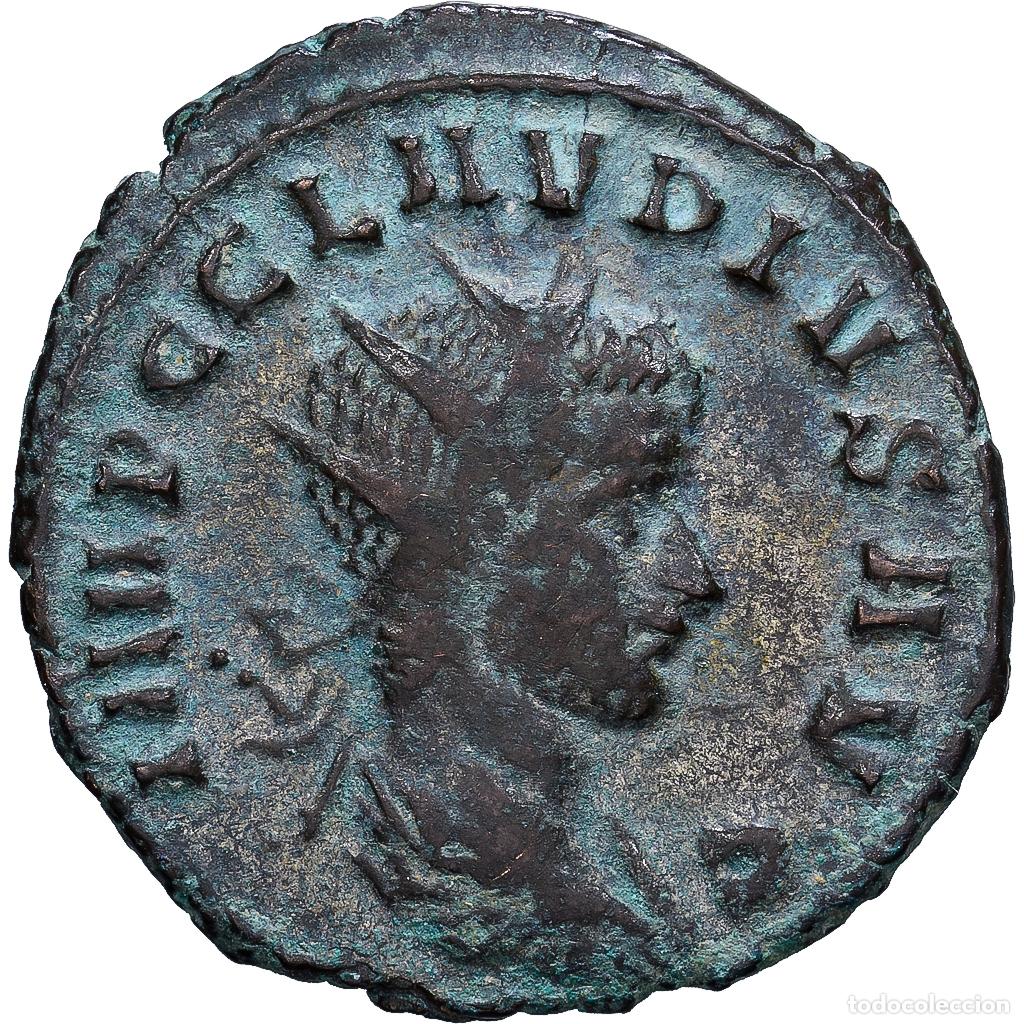 Monedas Imperio Romano: [#1545537] Roman Empire, Claudius II (Gothicus), Antoninianus, 268-270, Rome, Plata, BC+