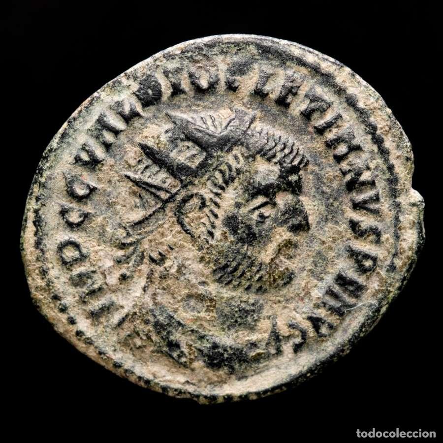 Monedas Imperio Romano: Antoniniano de Diocleciano. Cyzico ks. Concordia militvm