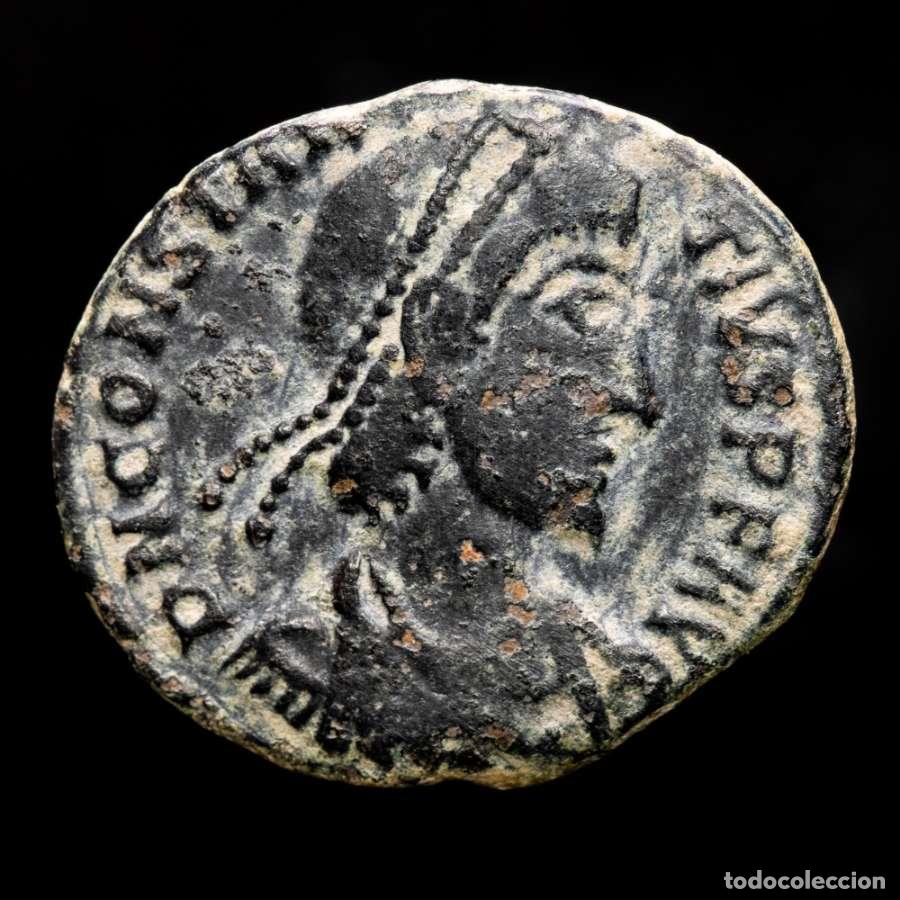 Monedas Imperio Romano: Constancio II Maiorina. Aquileia II-✯ /AQP. FEL TEMP REPARATIO.