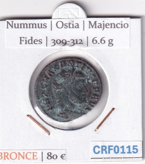 Monedas Imperio Romano: CRF0115 MONEDA NUMMUS OSTIA MAJENCIO FIDES 309-312