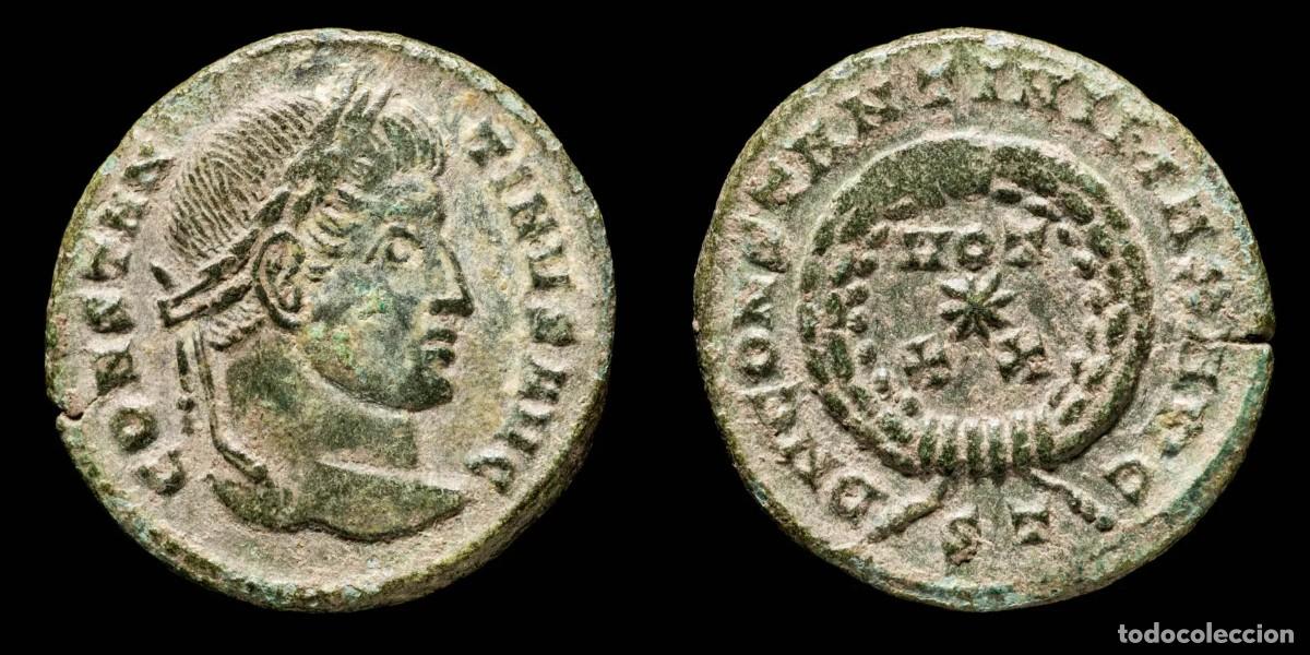 Monete Impero Romano: Constantino - DN CONSTANTINI MAX AVG VOT XX, Ticinum - 18 mm / 2.79 gr.