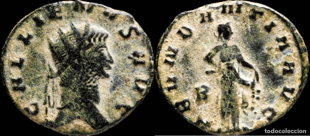 Monete Impero Romano: Galieno - ABVNDANTIA AVG - 20 mm / 2.34 gr.