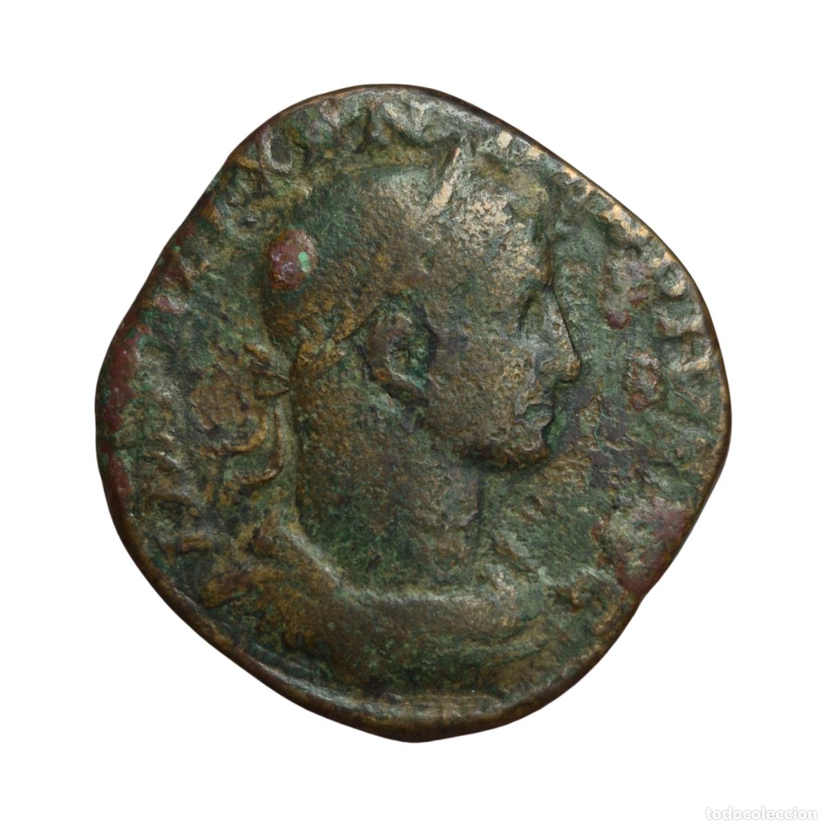 Monedas Imperio Romano: NT/ SESTERCIO ALEJANDRO SEVERO REV. PROVIDENTIA ESTANTE (A1159)