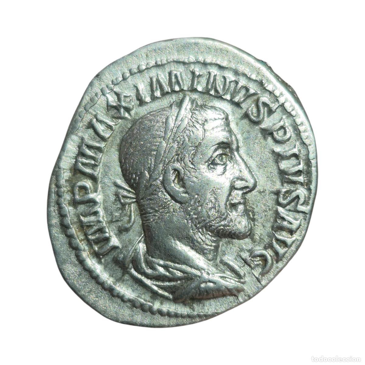 Monedas Imperio Romano: NT/ DENARIO MAXIMINO I REV. SALUS SEDENTE (A1162)