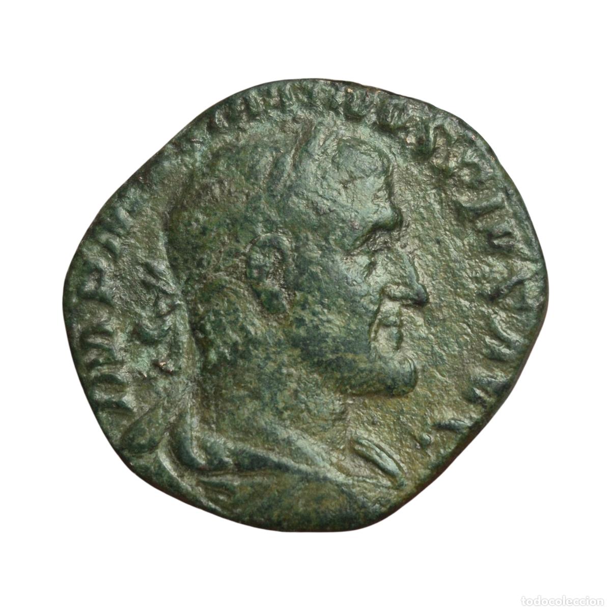 Monedas Imperio Romano: NT/ SESTERCIO MAXIMINO I REV. PAX ESTANTE (A1160)