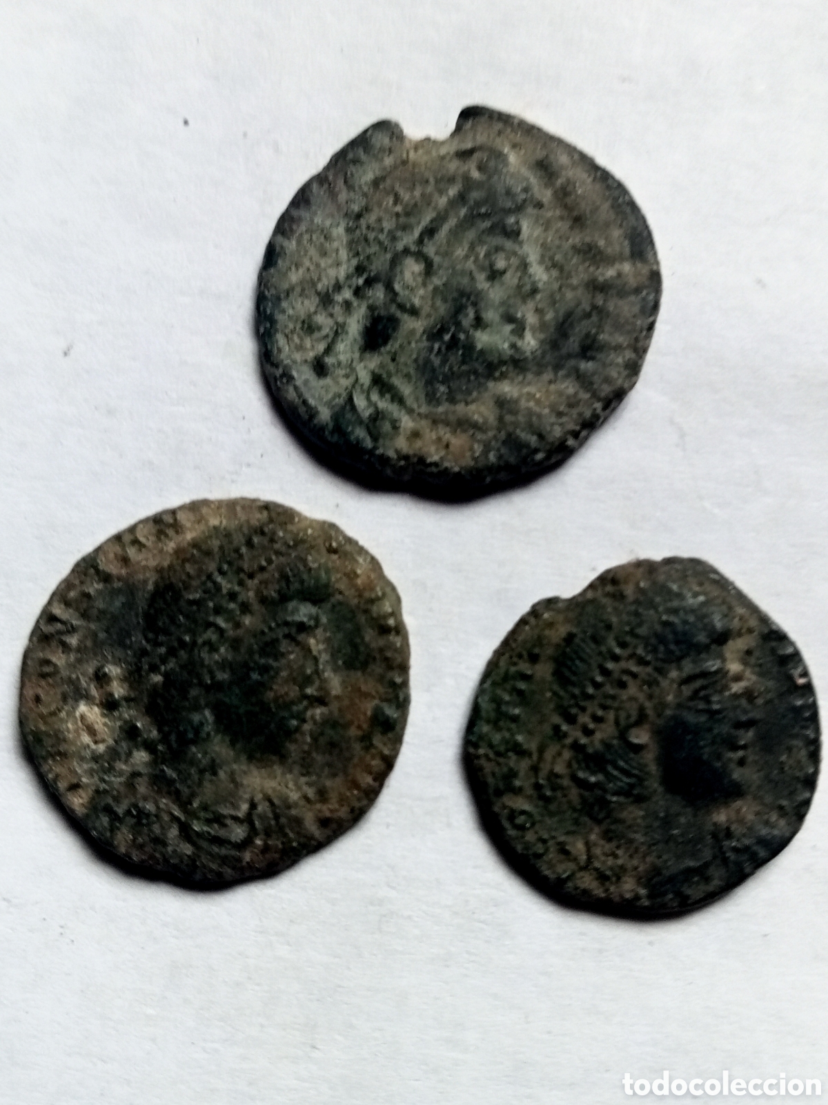 Monedas Imperio Romano: 3 BAJO IMP - SIGLO IV- FRAC.CENT.