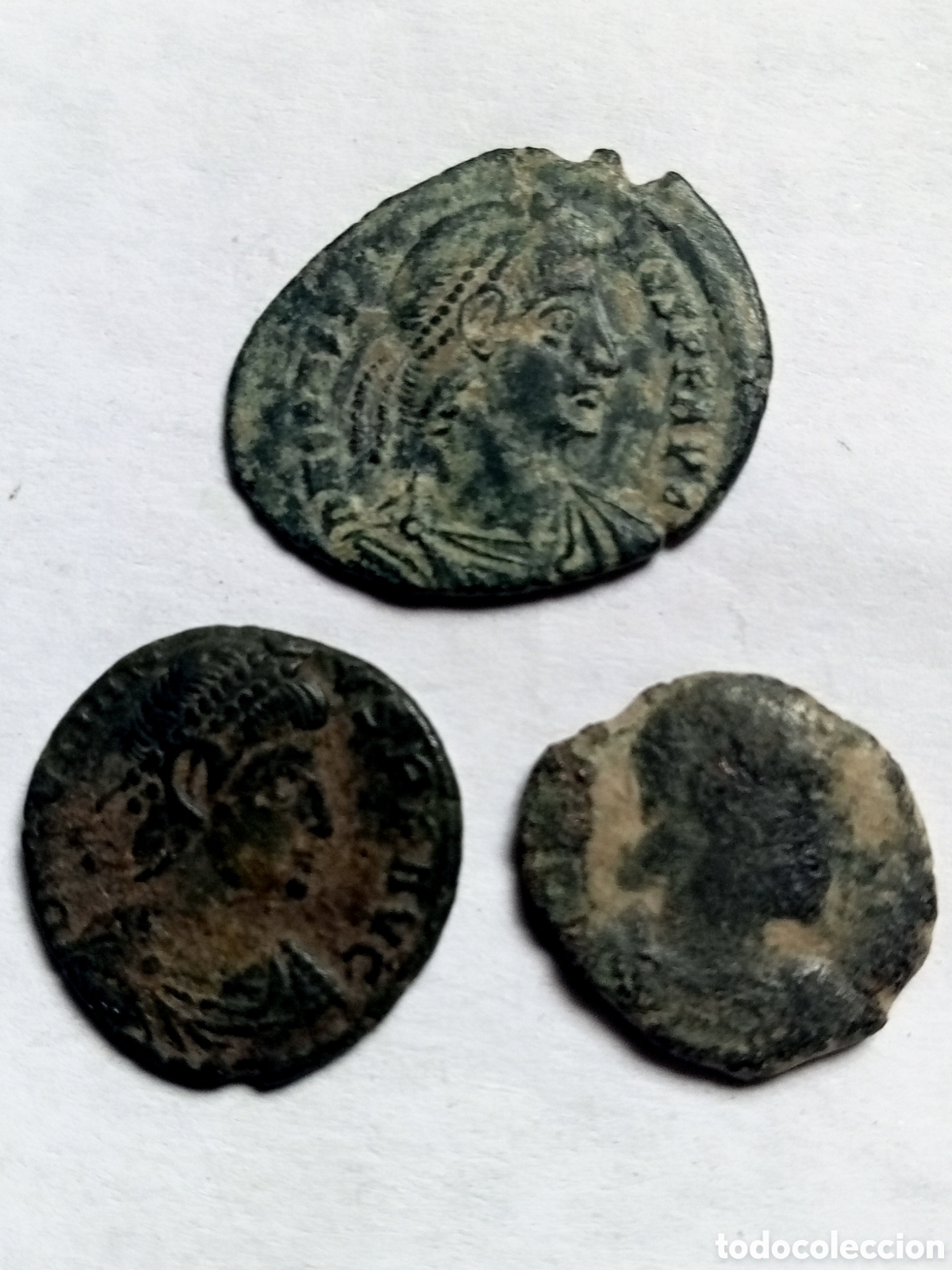 Monedas Imperio Romano: 3 BAJO IMP. - SIGLO IV - FRAC.CENT