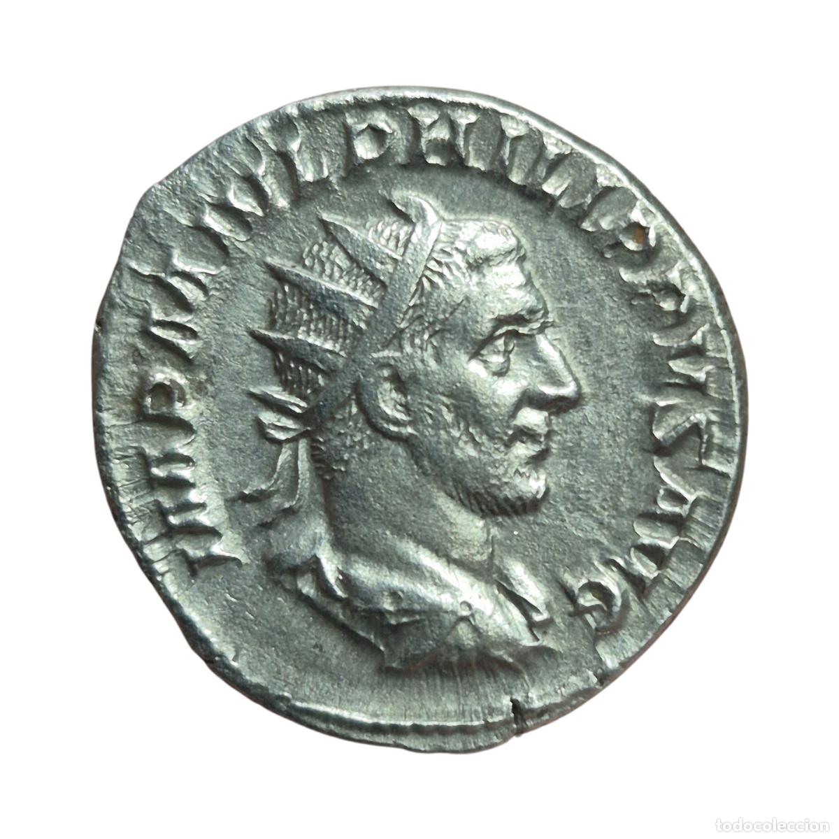 Monedas Imperio Romano: NT/ ANTONINIANO FILIPO I REV. SECURITAS SEDENTE (A1168)