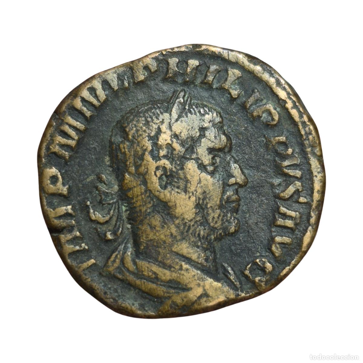 Monedas Imperio Romano: NT/ SESTERCIO FILIPO I REV. AEQUITAS ESTANTE (A1165)