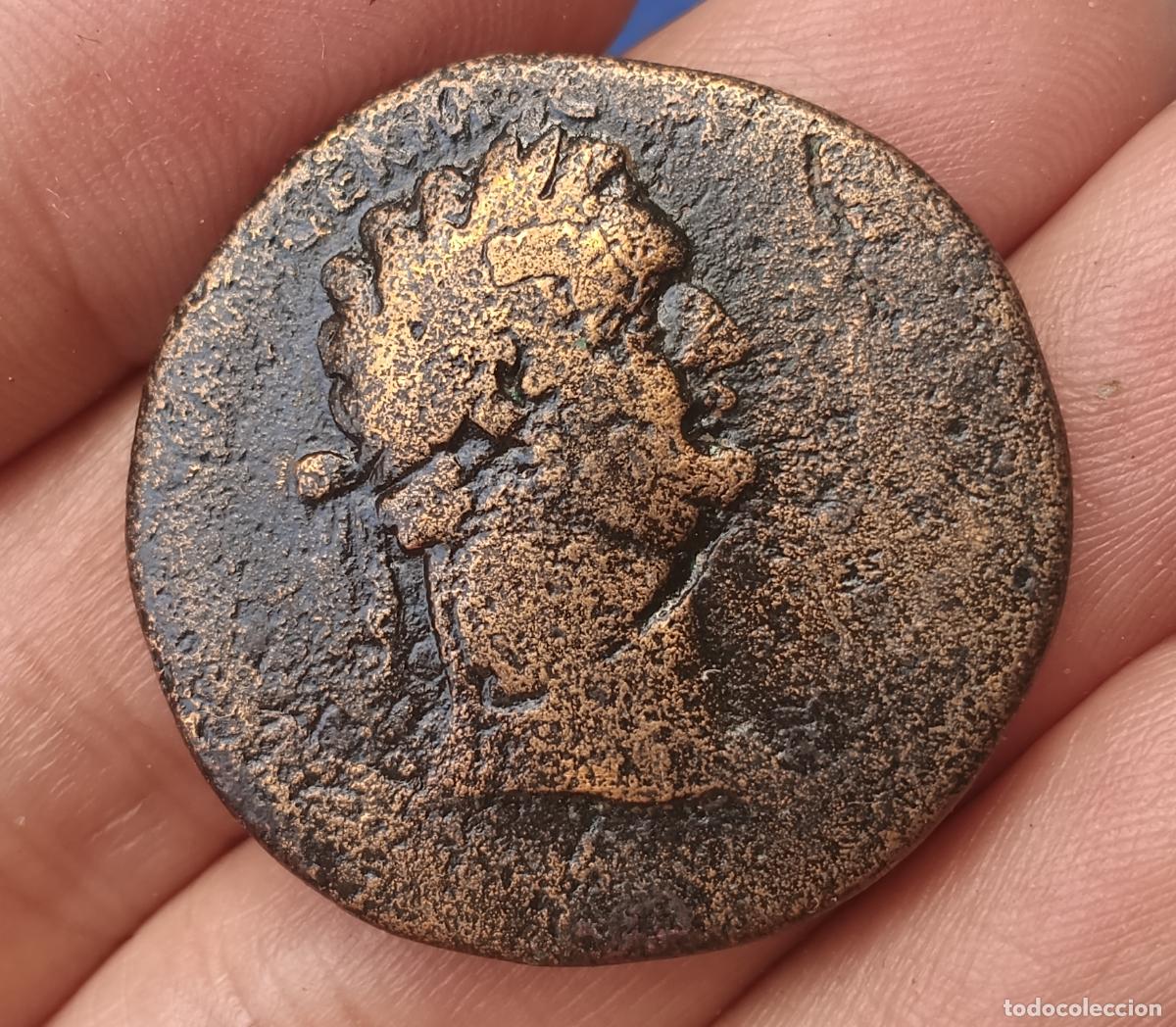 Monedas Imperio Romano: Sestercio de Domiciano