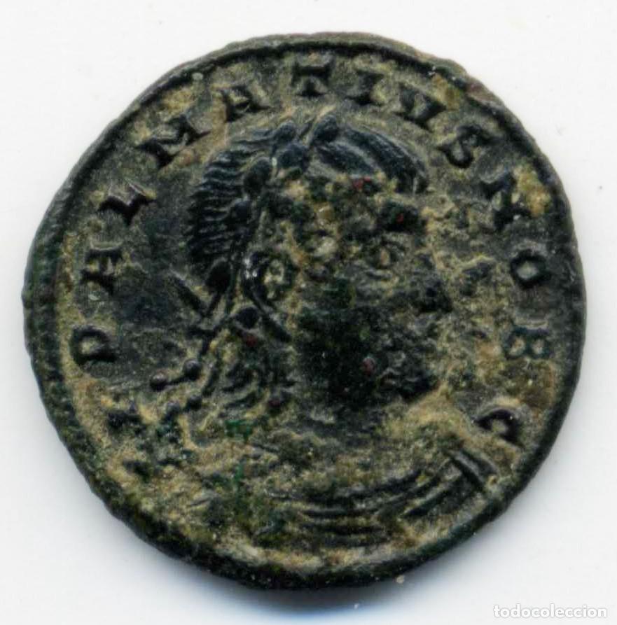 Monedas Imperio Romano: XS- DELMACIO C&eacute;sar (335-337) ROMA AE3 o Follis Nombre DALMATIVS