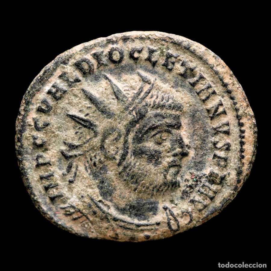 Monedas Imperio Romano: Atractivo antoniniano Diocleciano. Cyzico K&Gamma; Concordia militvm