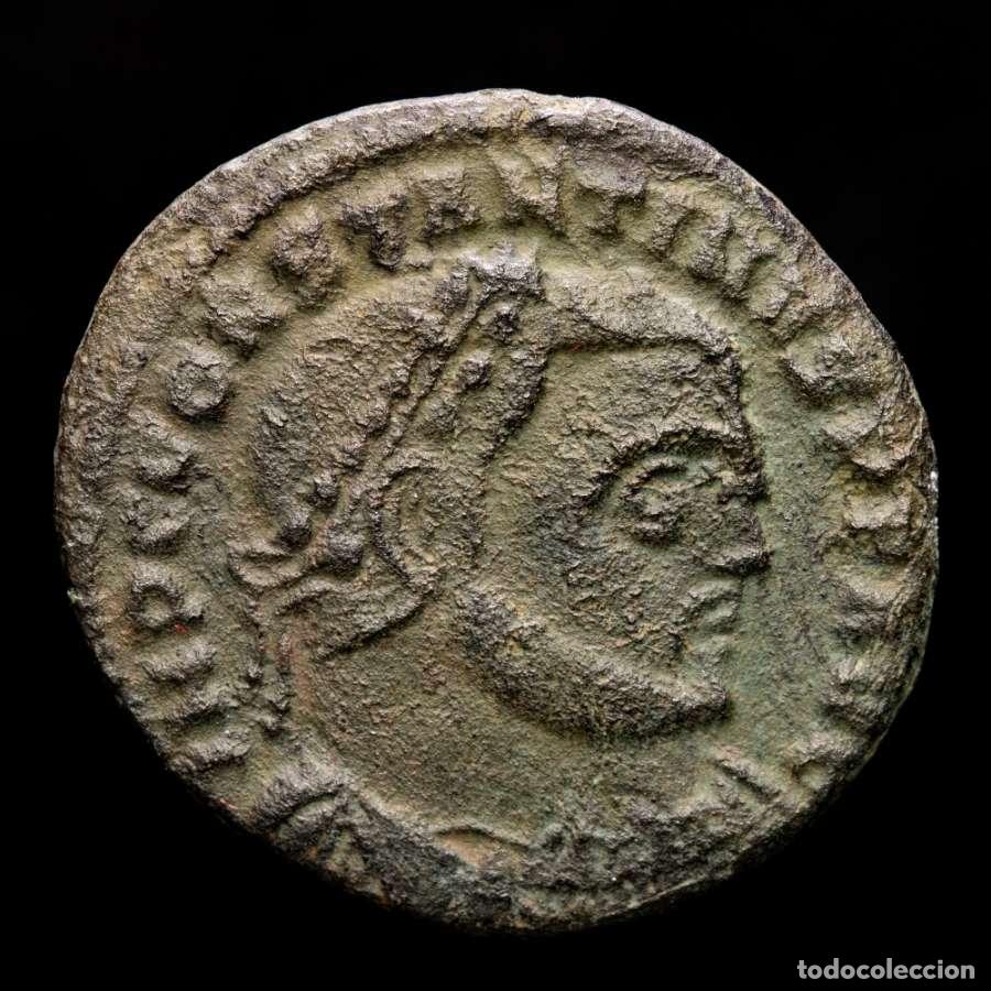 Monedas Imperio Romano: Constantino I AE follis. Tesalonica TS&euro;. IOVI CONSERVATORI AVGG NN