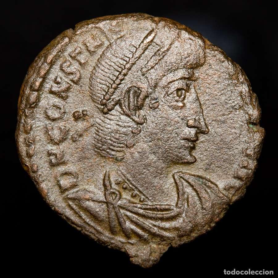 Monedas Imperio Romano: Constancio II 337-361 1/2 Maiorina. Roma. FEL TEMP REPARATIO. RT.