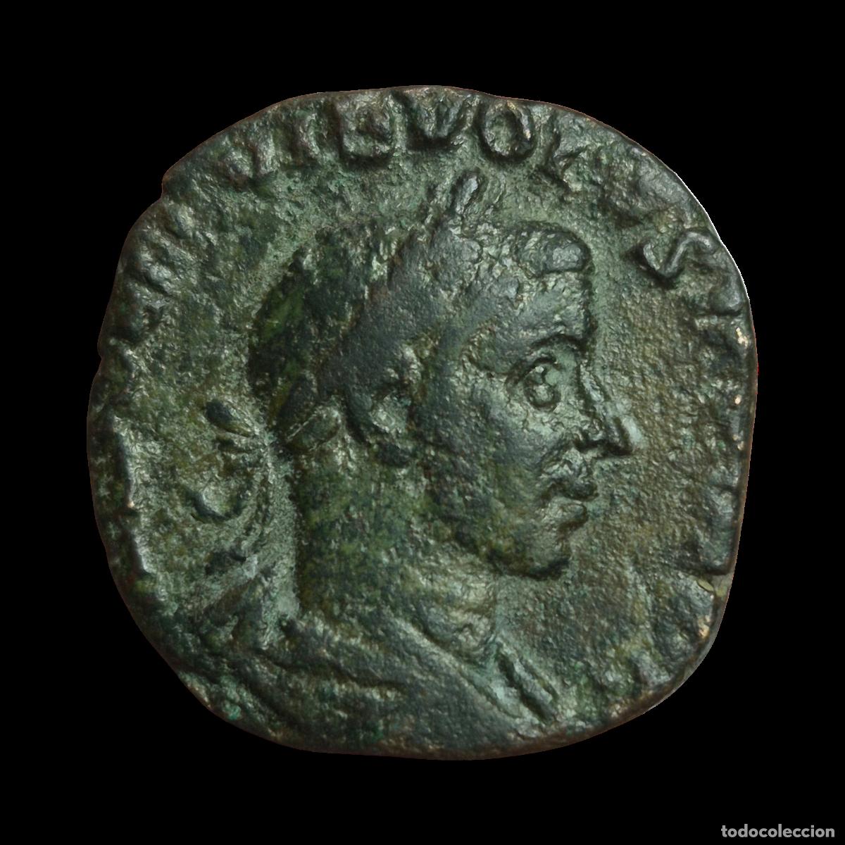 Monedas Imperio Romano: NT/ SESTERCIO VOLUSIANO REV. CONCORDIA ESTANTE (A983)