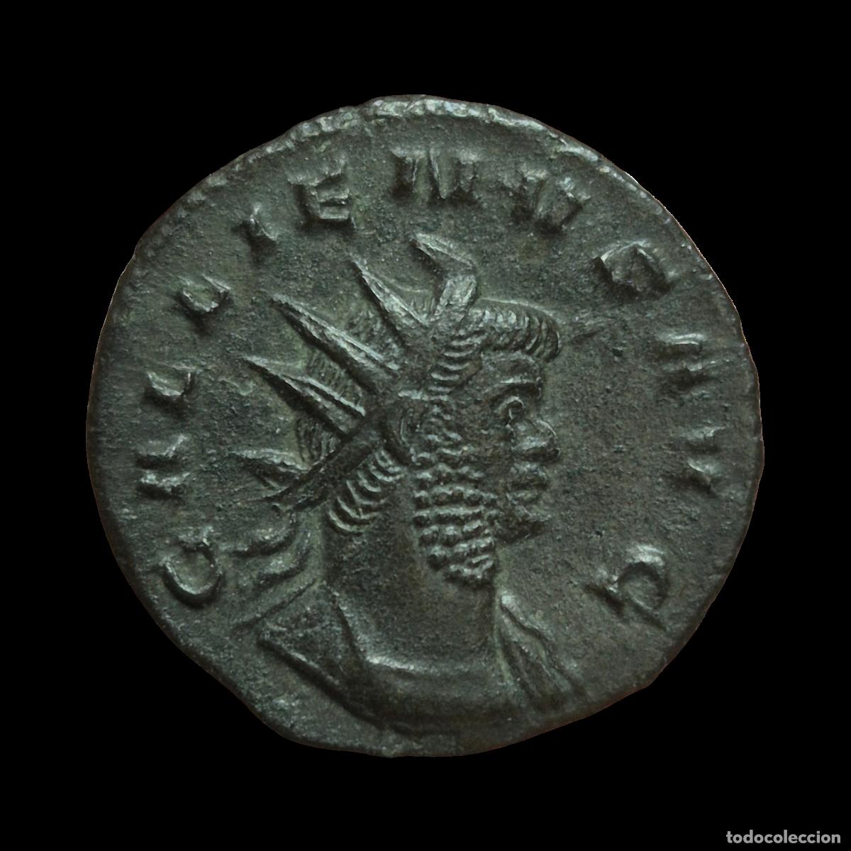 Monedas Imperio Romano: NT/ ANTONINIANO GALIENO REV. PAX ESTANTE (A987)