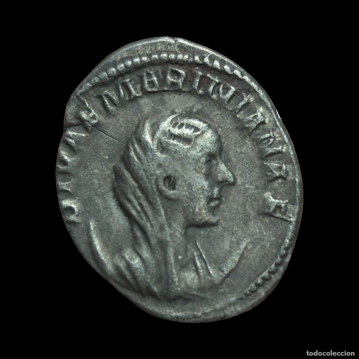 Monedas Imperio Romano: NT/ ANTONINIANO MARINIANA REV. EMPERATRIZ SOBRE PAVO (A986)
