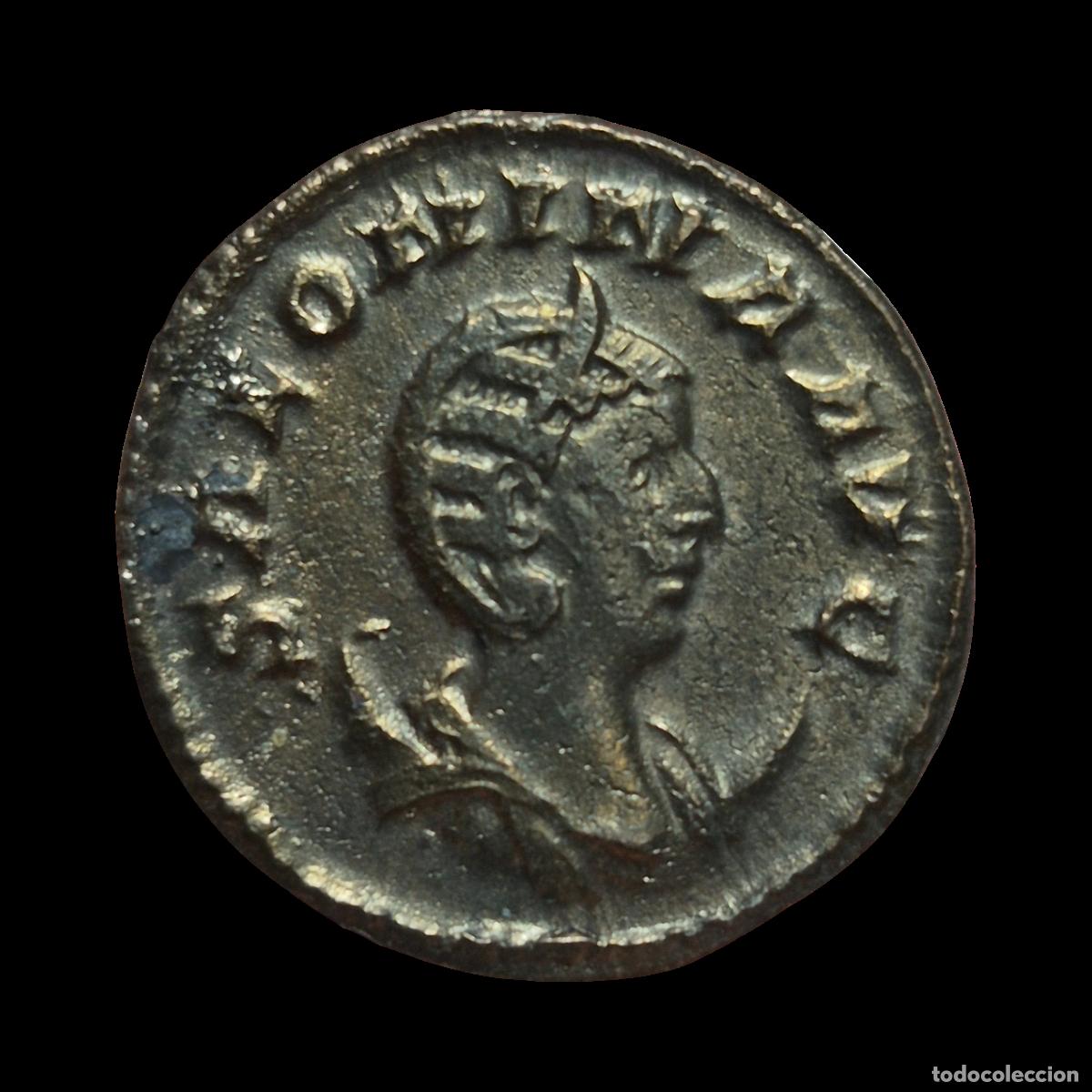 Monedas Imperio Romano: NT/ ANTONINIANO SALONINA REV. GALIENO CON VICTORIA (A988)