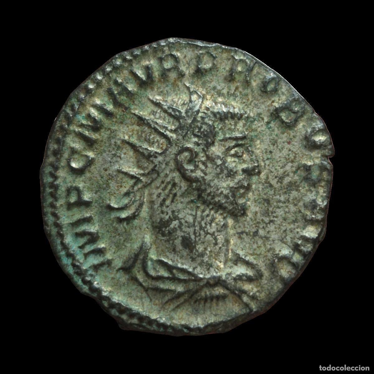 Monedas Imperio Romano: NT/ ANTONINIANO PROBO REV. EMPERADOR CON JUPITER (A992)