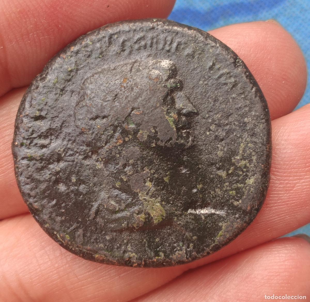 Monedas Imperio Romano: Sestercio romano de Trajano