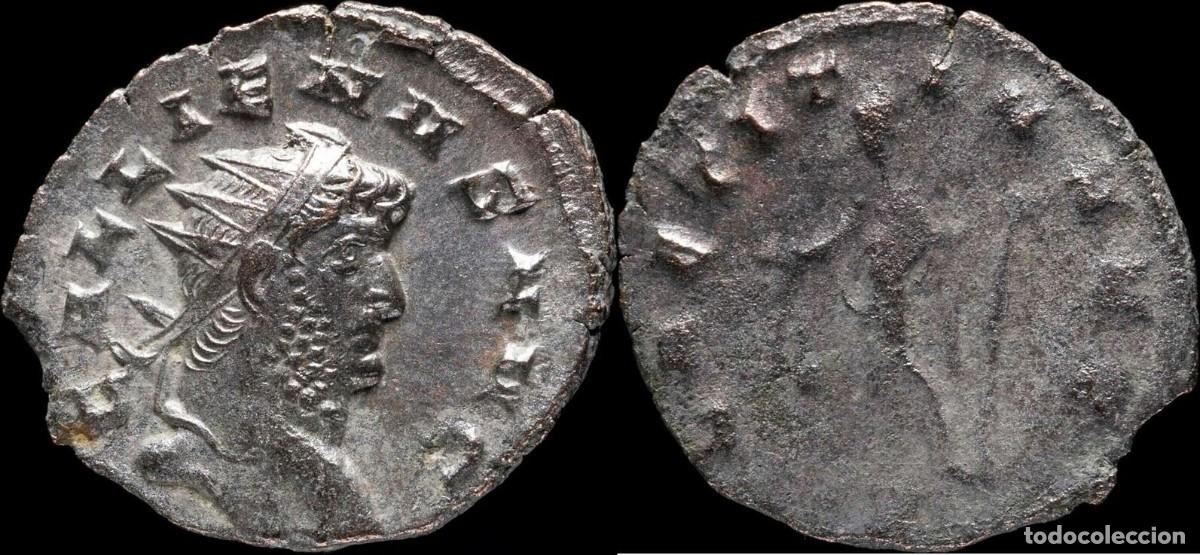 Moedas Imp&eacute;rio Romano: Antoniniano de Galieno - LAETITIA AVG - 20 mm / 2.98 gr.