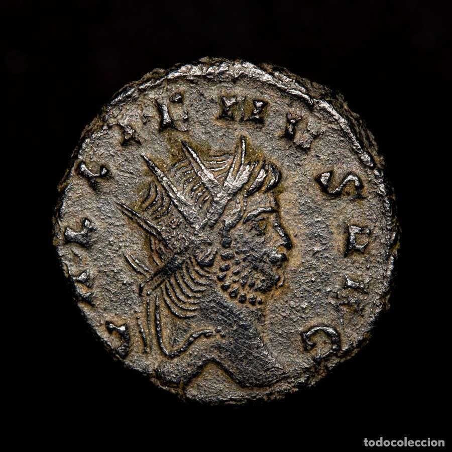 Monedas Imperio Romano: Galieno (253-268 d.C.) Antoniniano de bronce. Roma IOVI STATORI - XI