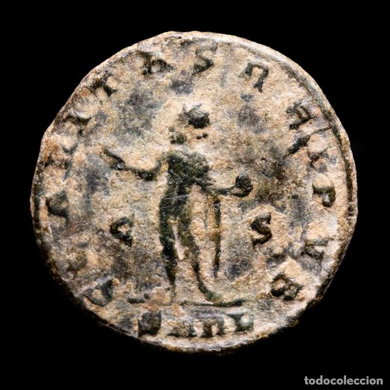 Monedas Imperio Romano: Constantino II AE follis. Arles. 318 dC CLARITAS REIPVB C-S SARL