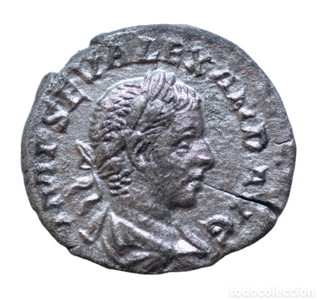 Monedas Imperio Romano: RARO DENARIO ALEJANDRO SEVERO VICTORIA AVG ANTIOQUIA 230 D. C.