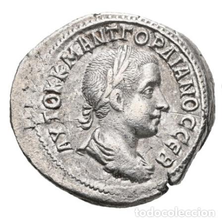 Monedas Imperio Romano: Interesante tetradracma. Cospel grande. Gordiano III &middot; Antioqu&iacute;a &middot; 238-244 d.C.