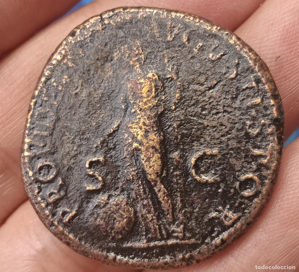 Monedas Imperio Romano: Sestercio romano de Trajano