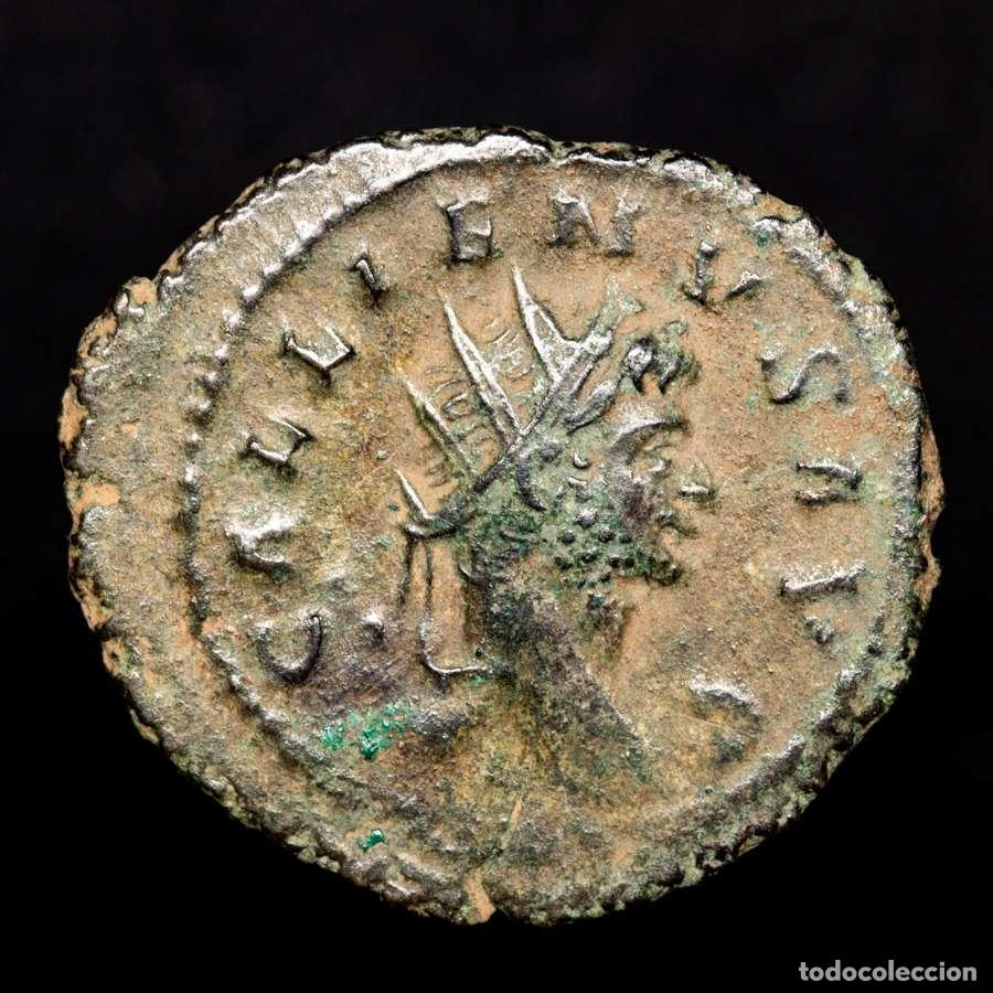 Moedas Imp&eacute;rio Romano: Galieno (253-268 d.C.). Antoniniano. Ceca de Roma. FORTVNA REDVX -S