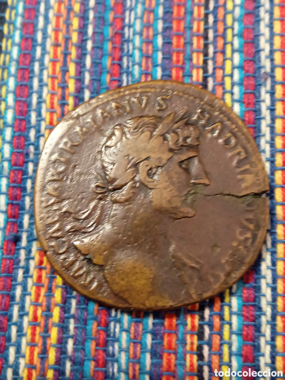 Monedas Imperio Romano: BONITO SESTERCIO DE ADRIANO (117-138 D.C.) EMPERADOR NACIDO EN HISPANIA