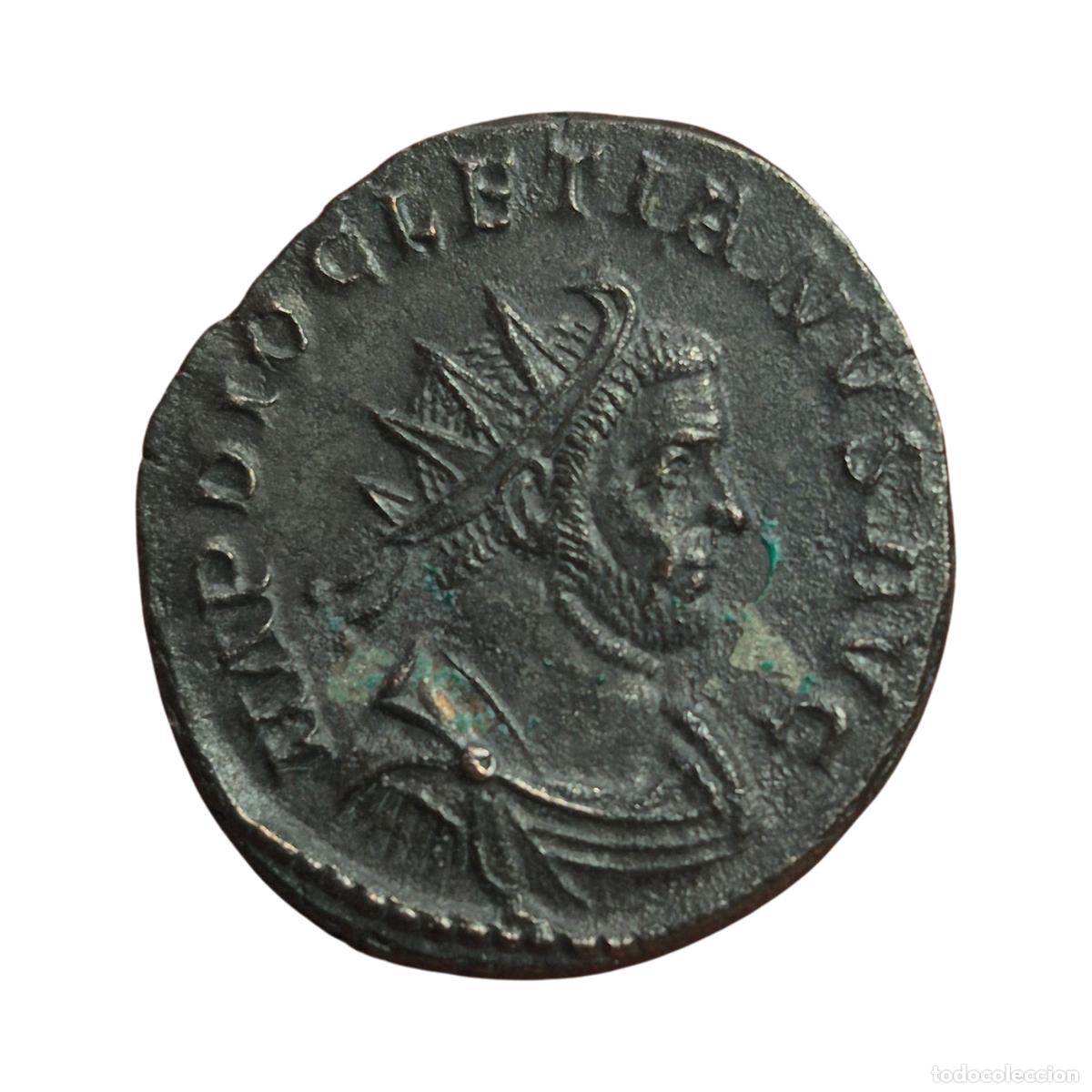 Monedas Imperio Romano: NT/ ANTONINIANO DIOCLECIANO REV. JUPITER ESTANTE (A1180)
