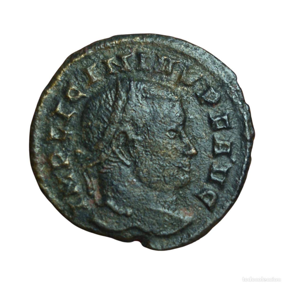 Monedas Imperio Romano: NT/ FOLLIS LICINIO I REV. SOL ESTANTE (A1186)
