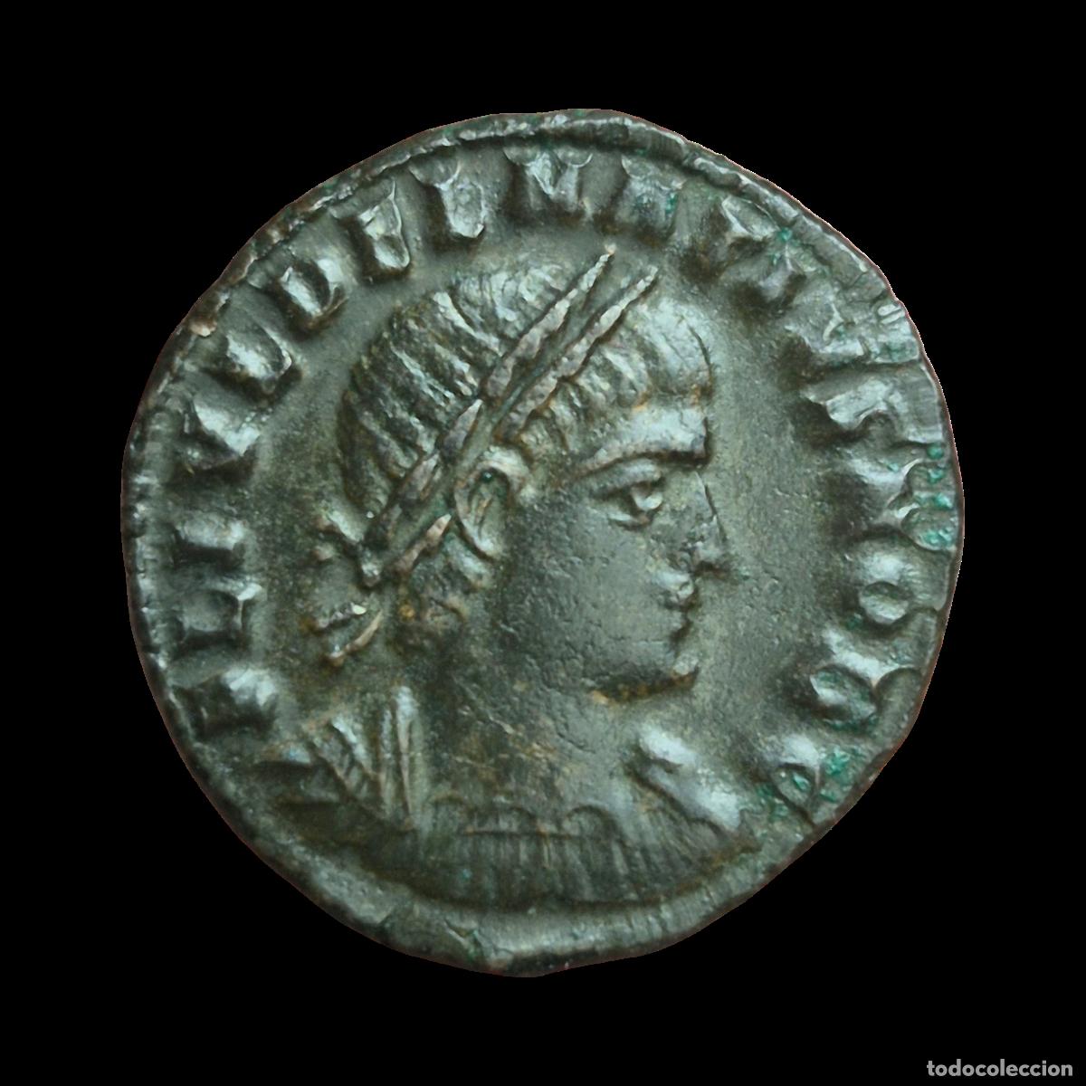 Monedas Imperio romano: NT/ 1/2 FOLLIS DELMACIO REV. 2 SOLDADOS (A1008)